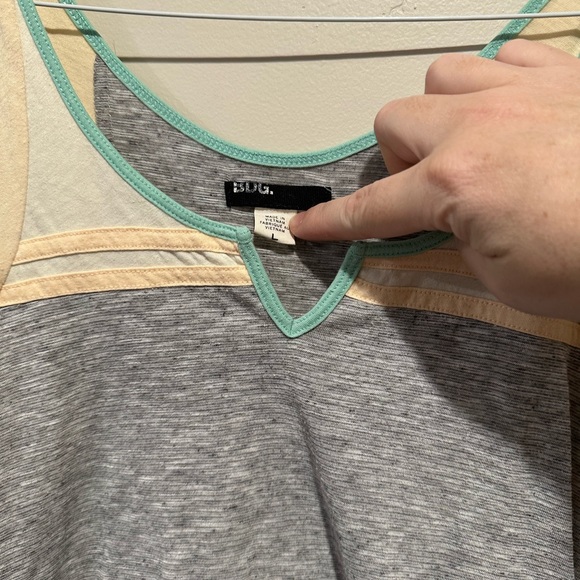 Urban Outfitters BDG Color Block Retro Stripe Tank Top - Picture 2 of 3